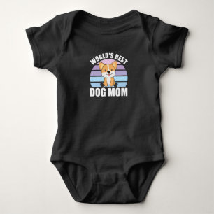 Welten Beste Mama für Hunde - Hund Corgi Vintag Su Baby Strampler