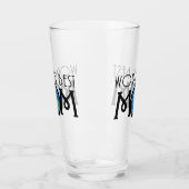 Welten beste Mama Glas (Links)