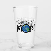 Welten beste Mama Glas (Vorderseite)