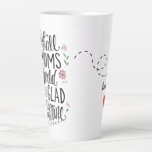 Welten beste Mama Milchtasse (Vorderseite)