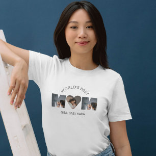Welten Beste Mama Mütter Tag FotoCollage T-Shirt