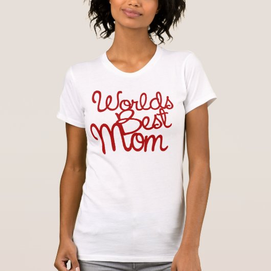 Welten beste Mama T-Shirt (Vorderseite)