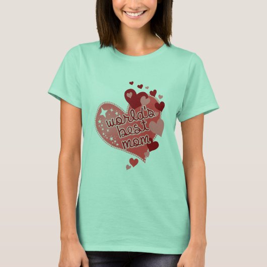Welten beste Mama T-Shirt (Vorderseite)