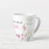 Welten beste Mama | Wildblume Garden Milchtasse (Rechte Ecke)