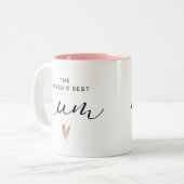 Welten beste Mama Zweifarbige Tasse (Vorderseite Links)