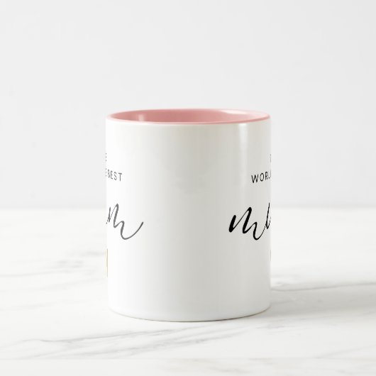 Welten beste Mama Zweifarbige Tasse (Mittel)