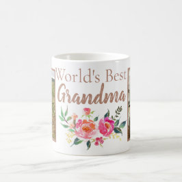 WELTEN BESTE NANA MIT 2 FOTOS KAFFEETASSE