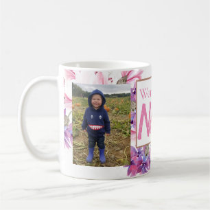 WELTEN BESTE NANA MIT BLUMEN KAFFEETASSE