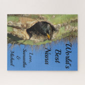 Welten Beste Nana Wüste Kactus Wild Bird Puzzle (Horizontal)