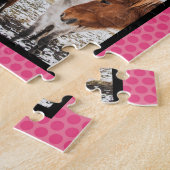 Welten Beste Stepama Foto Collage Fun Pink Puzzle (Seite)
