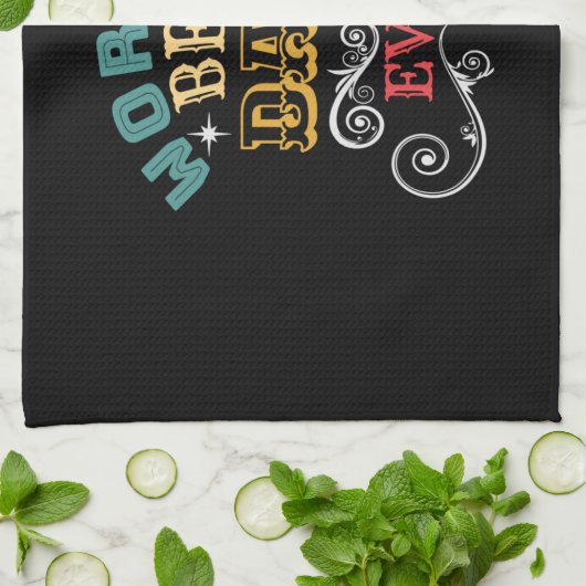 Welten Beste Vater je Geschirrtuch (Gefaltet)