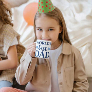 Welten besten Vater Print Moderne weiße Tasse
