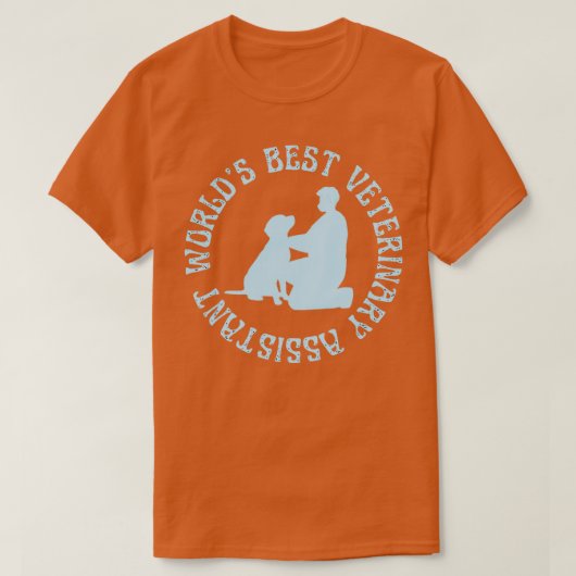 Welten Bester Assistent im Veterinärbereich T-Shirt (Design vorne)