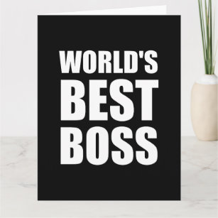Welten bester Boss Karte
