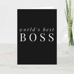Welten bester Boss Karte
