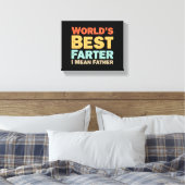 Welten Bester Farter I Gemeiner Vater Leinwanddruck (Insitu (Schlafzimmer))