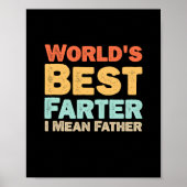 Welten Bester Farter I Gemeiner Vater Poster (Vorne)