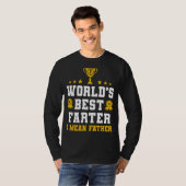 Welten Bester Farter I Gemeiner Vater T-Shirt (Vorne ganz)