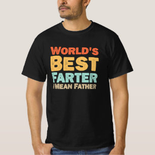 Welten Bester Farter I Gemeiner Vater T-Shirt
