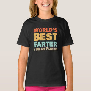 Welten Bester Farter I Gemeiner Vater T-Shirt