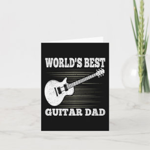 Welten Bester Gitarrenspieler Vater Funny Guitaris Karte