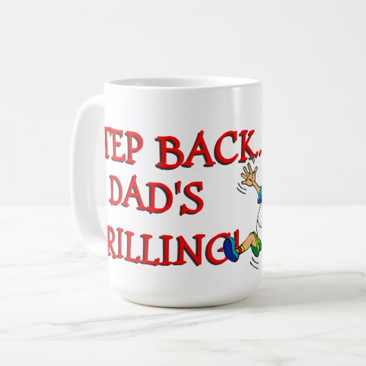 Welten Bester Grill-Vater Kaffeetasse (Vorderseite Links)