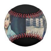 Welten Bester großer Bruder Personalisierter Foto Baseball (Vorderseite)