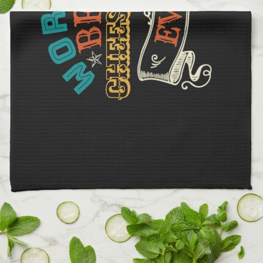 Welten Bester Käsekuchen Geschirrtuch (Gefaltet)