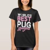 Welten bester Mops Oma T-Shirt (Vorderseite)