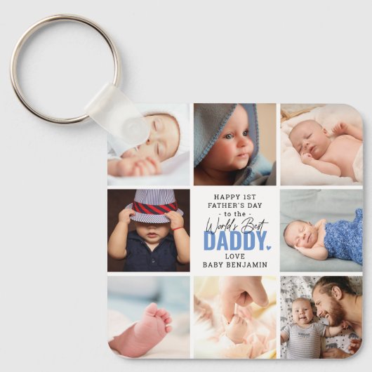 'Welten Bester Papa' 1. Pfarrertag Schlüsselanhänger (Vorderseite)