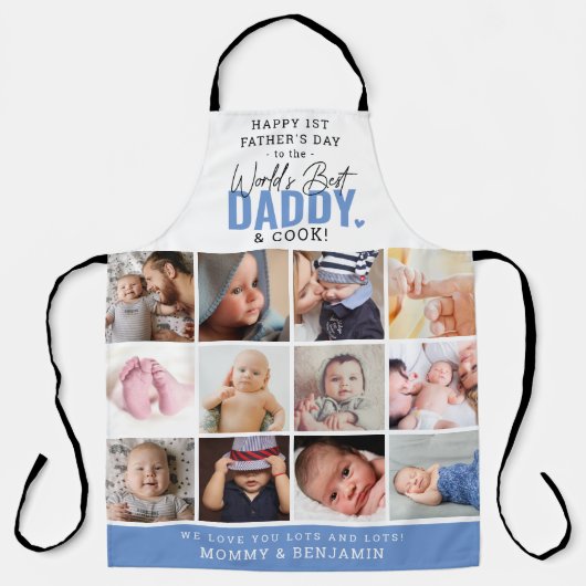 'Welten Bester Papa' 1. Pfarrertag Schürze (Vorderseite)