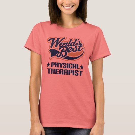 Welten bester Physiotherapeut T-Shirt (Vorderseite)