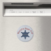 Welten Bester Polizist Magnet (In Situ (Geschirrspüler))