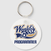 Welten bester Programmierer Schlüsselanhänger (Vorderseite)