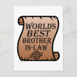 Welten Bester Schwiegermann Funny Postkarte