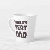 Welten bester Vater lustiger Vater Milchtasse (Linke Ecke)