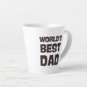 Welten bester Vater lustiger Vater Milchtasse (Rechte Ecke)