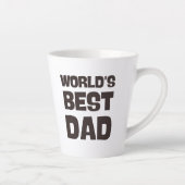 Welten bester Vater lustiger Vater Milchtasse (Rechts)