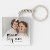 Welten Bester Vater Schlüsselanhänger (Rückseite)
