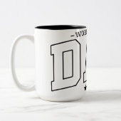Welten Bester Vater Zweifarbige Tasse (Links)