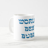 Welten bestes Bubbie Kaffeetasse (Vorderseite Links)