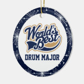 Welten Bestes Drum Major Geschenk Keramik Ornament (Links)