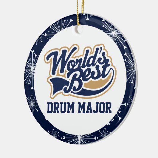 Welten Bestes Drum Major Geschenk Keramik Ornament (Links)