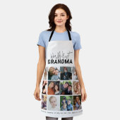 Welten Bestes Grandma | FotoCollage Schürze (Getragen)