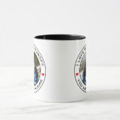 Welten Bestes Großvater Foto Herz Rot Schwarz Tasse (Zentrum)