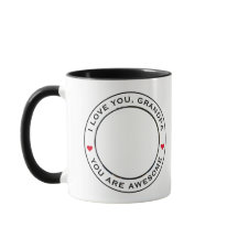 Welten Bestes Großvater Foto Herz Rot Schwarz