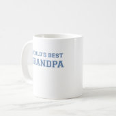 Welten Bestes Großvater Kaffeetasse (Vorderseite Links)