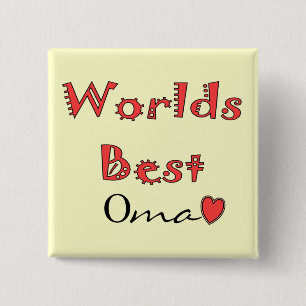 Welten bestes Oma--Geschenke der Mutter Tages Button