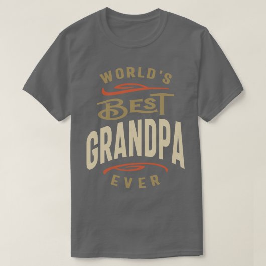 Welten Bestes Opa je Funny T-Shirt (Design vorne)