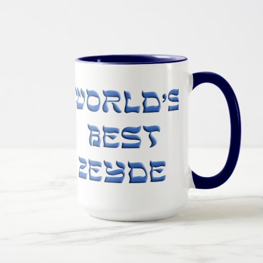 Welten bestes Zeyde Tasse (Rechts)